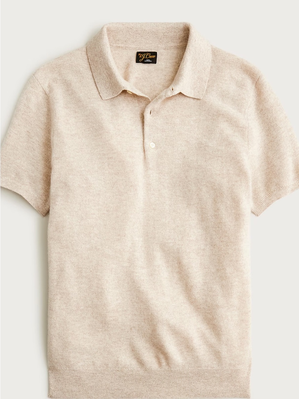 JCrew 100% Cashmere Sweater-Polo/Sz L